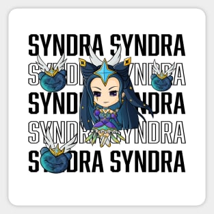 Star Guardian Syndra Black Text Sticker